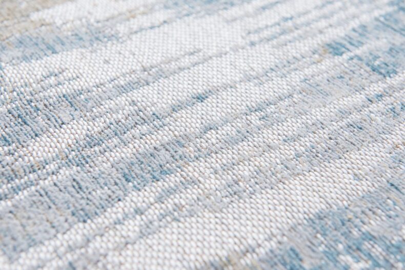 Atlantic Collection Streaks Long Island Blue 8718 rug by Louis De Poortere