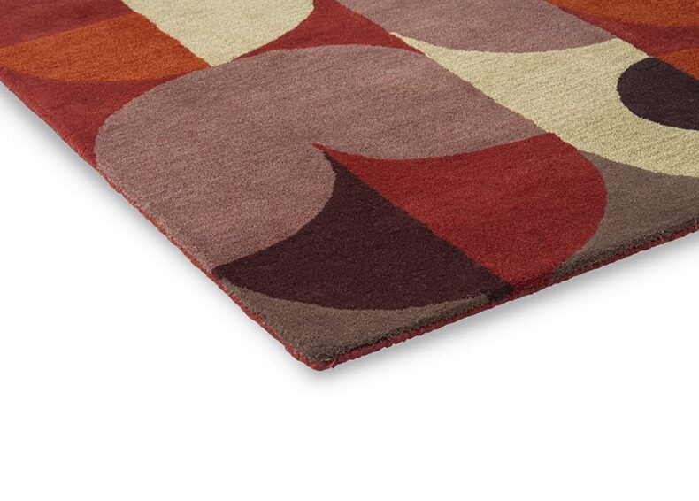 Decor Red Pale Green 95203 rug by Brink