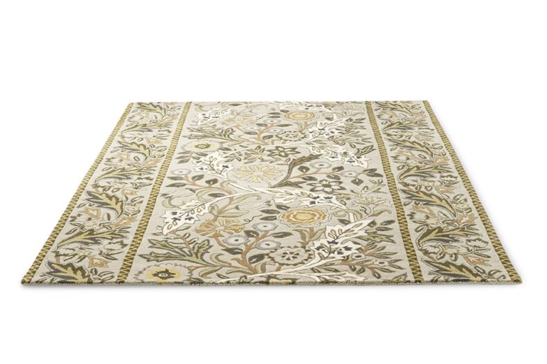 Wilhelmina Linen Mustard 127401 rug by Morris
