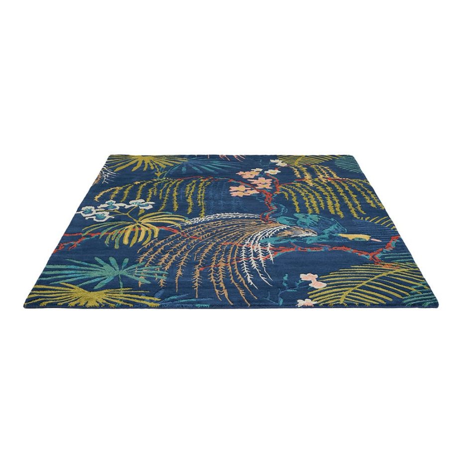 Rain Forest Tropical Night 50708 rug by Sanderson
