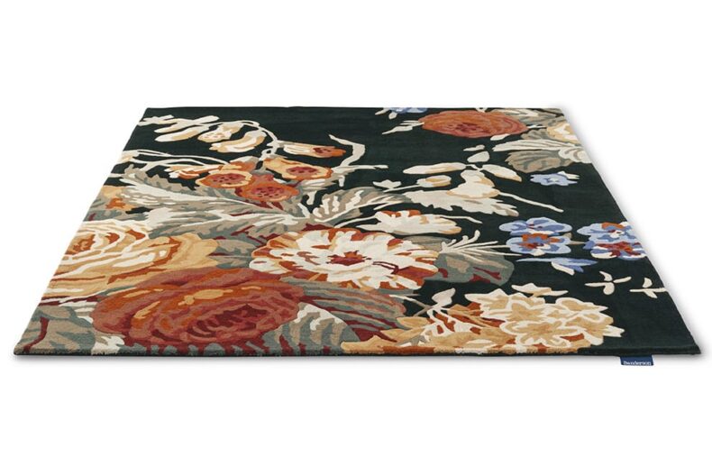 Stapleton Park Navy Burnt Orange 45318 rug by Sanderson