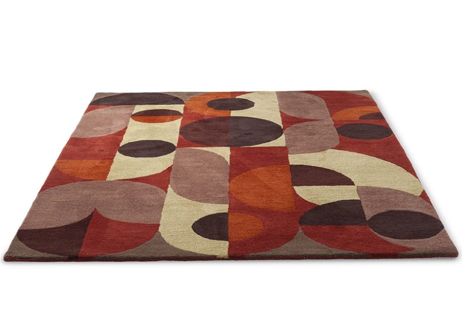 Decor Red Pale Green 95203 rug by Brink