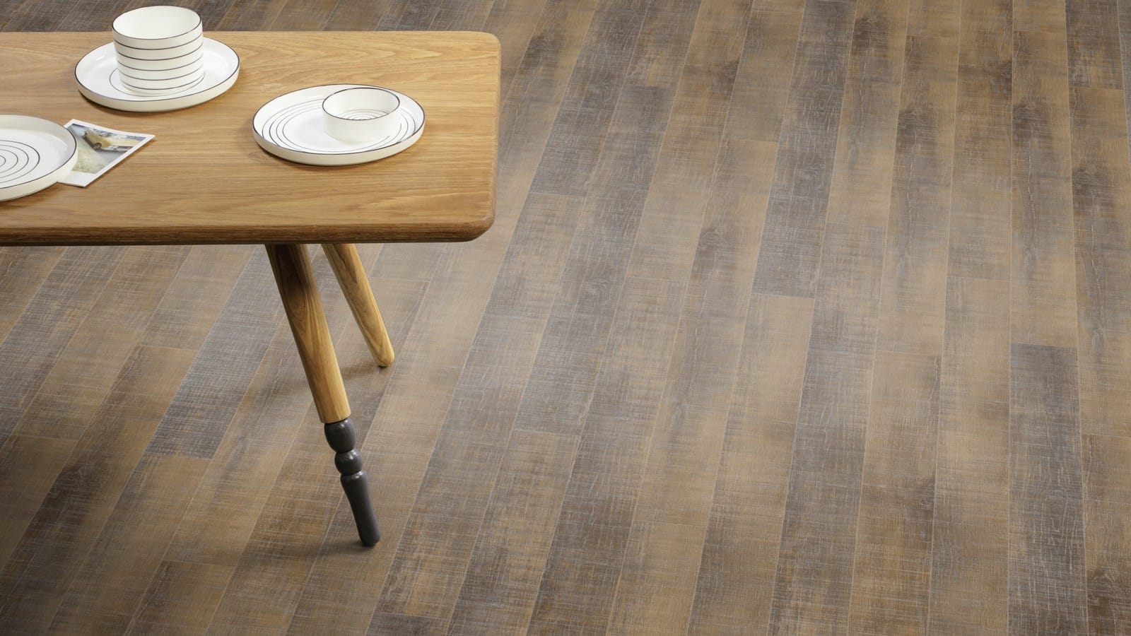 The Stripwood design of Union Oak luxury vinyl tile by Amtico