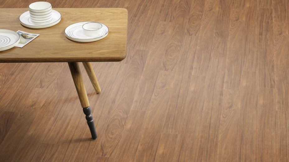 The Stripwood design of Dry Teak luxury vinyl tile by Amtico