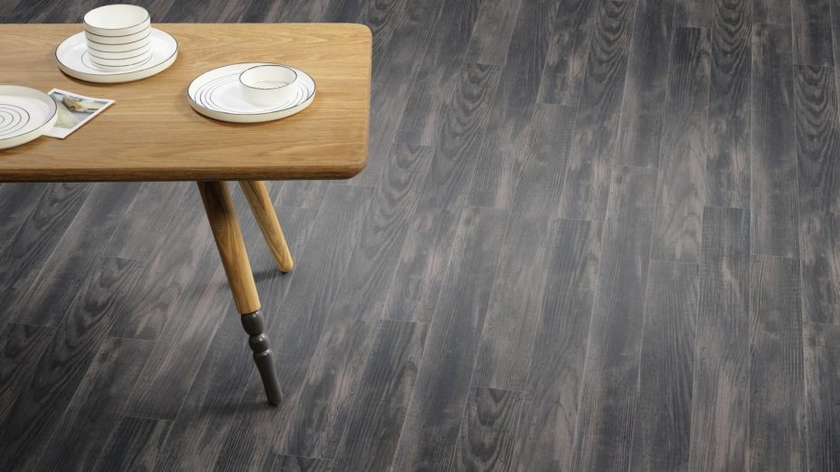 The Stripwood design of Lunar Pine luxury vinyl tile by Amtico