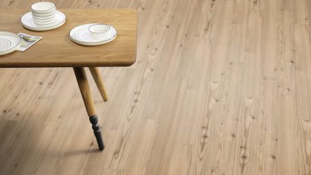 The Stripwood design of Oiled Pine luxury vinyl tile by Amtico