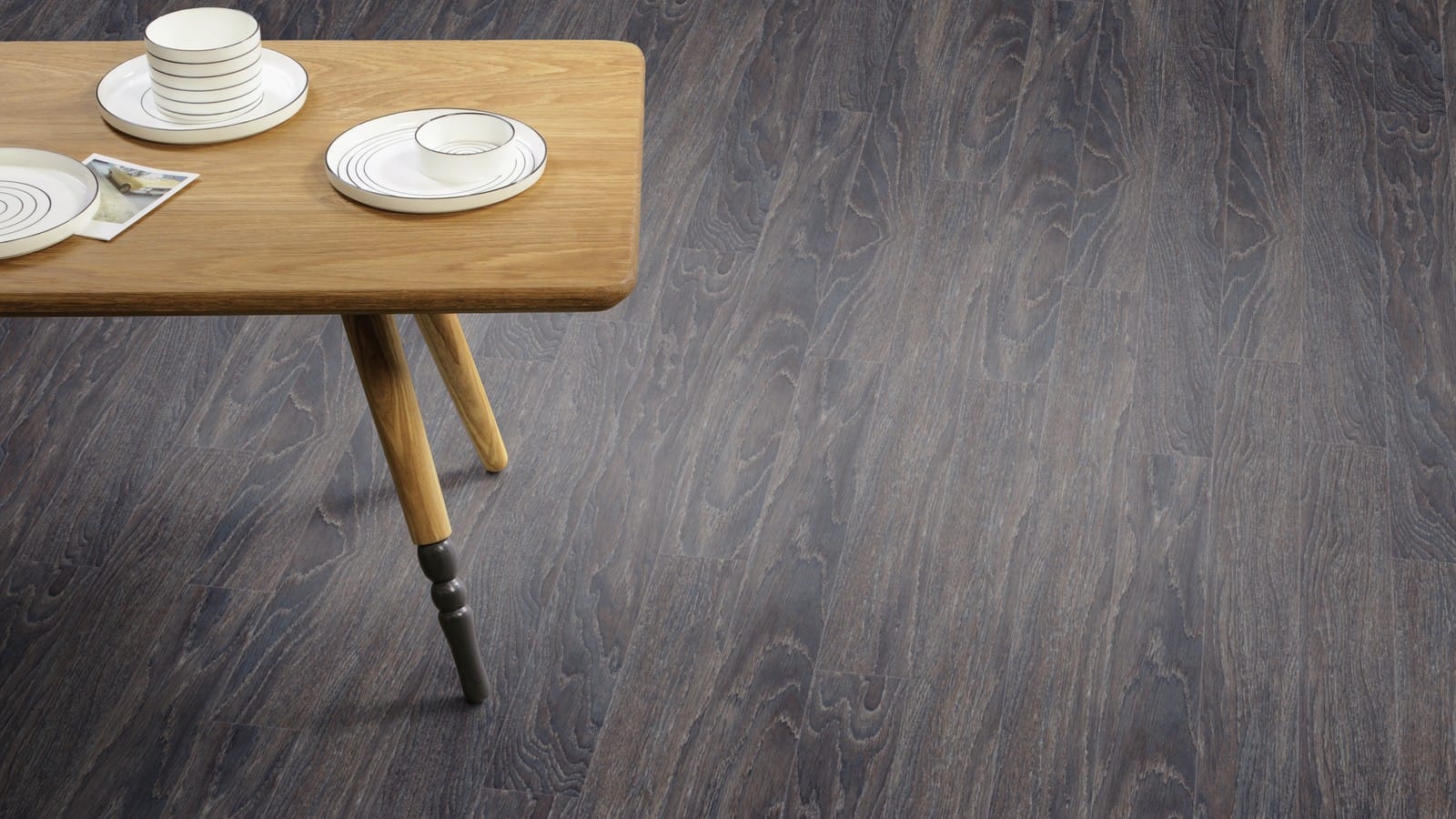 The Stripwood design of Galleon Oak luxury vinyl tile by Amtico