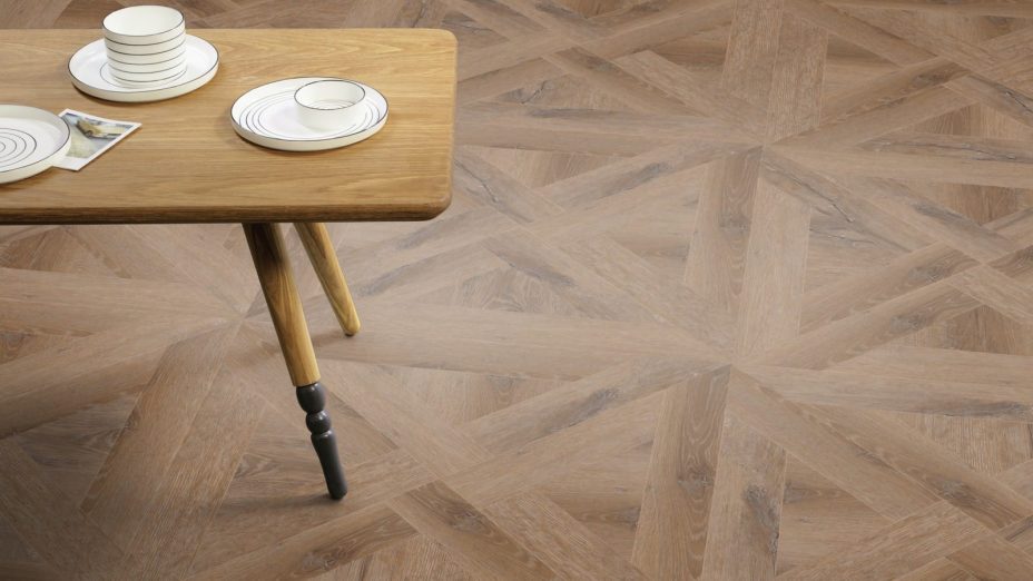 The French Weave design of Manor Oak luxury vinyl tile by Amtico