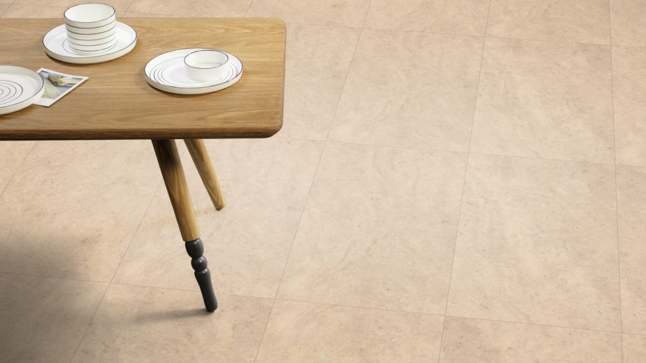 The Uniform Block design of Stria Sediment luxury vinyl tile by Amtico