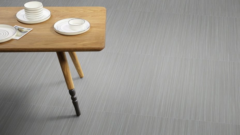 The Uniform Block design of Linear Graphite luxury vinyl tile by Amtico