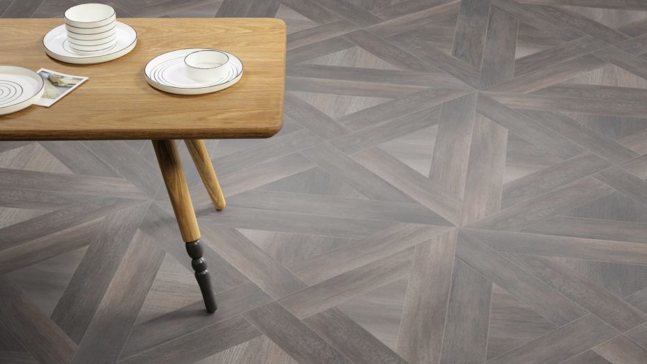 The French Weave design of Tranquil Grain luxury vinyl tile by Amtico