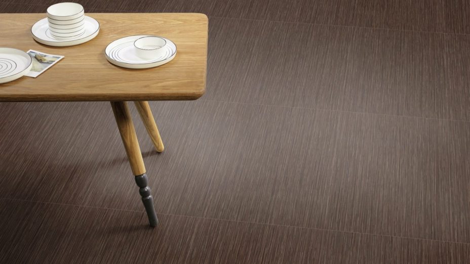 The Uniform Block design of Linear Metallic Spice luxury vinyl tile by Amtico