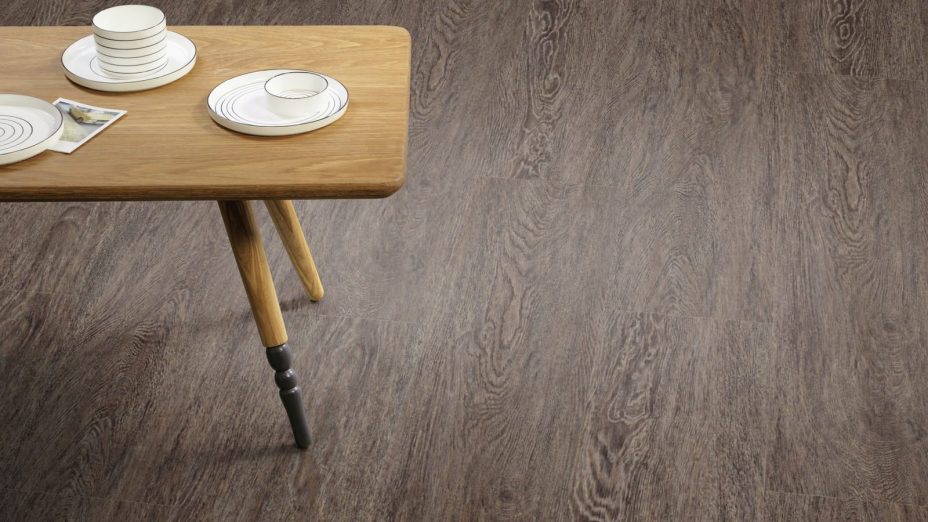 The Stripwood Xtra design of Pier Oak luxury vinyl tile by Amtico