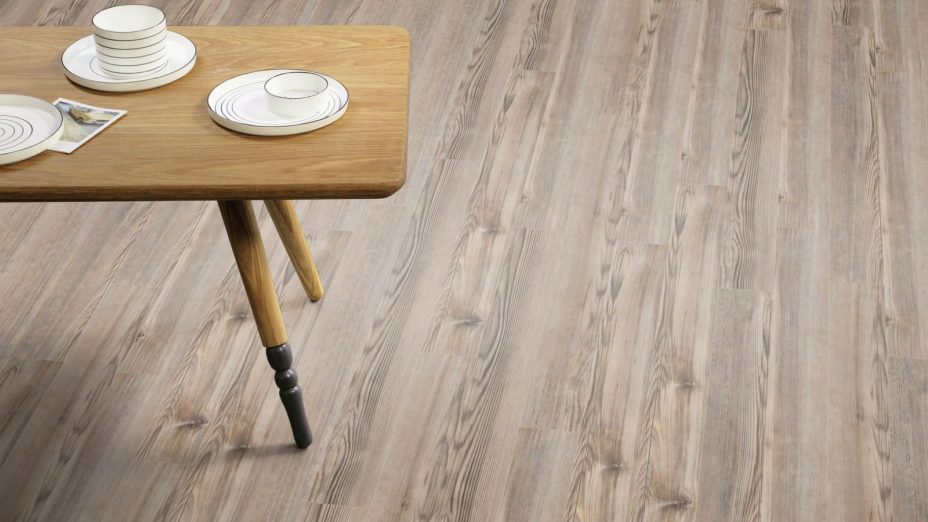 The Stripwood design of Parisian Pine luxury vinyl tile by Amtico