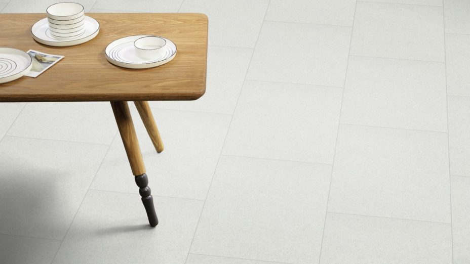 The Broken Bond design of Composite Calcium luxury vinyl tile by Amtico