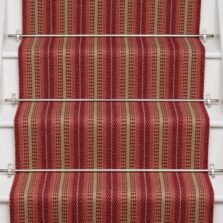 Vernon Soft Red stair runner by Roger Oates