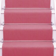 New Hadley Bright Rose stair runner by Roger Oates