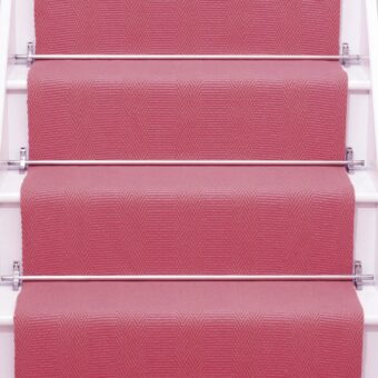 New Hadley Bright Rose stair runner by Roger Oates