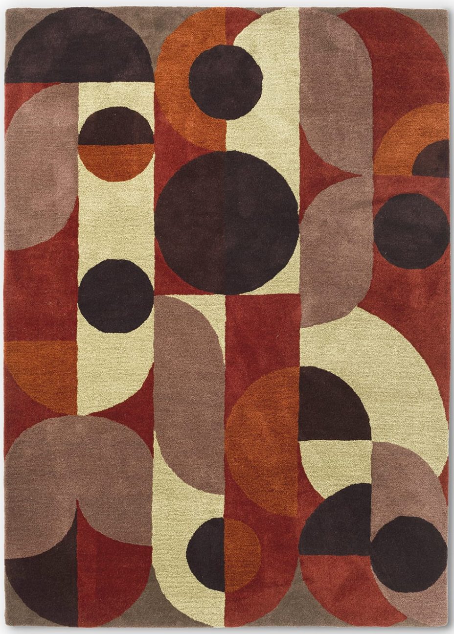 Decor Red Pale Green 95203 rug by Brink