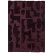 Mural Burgundy 121100 rug by Brink