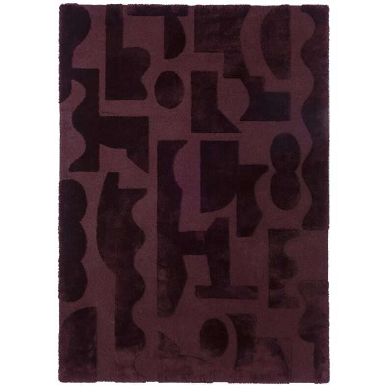 Mural Burgundy 121100 rug by Brink