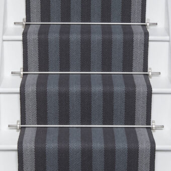 Eldon Grey stair runner by Roger Oates