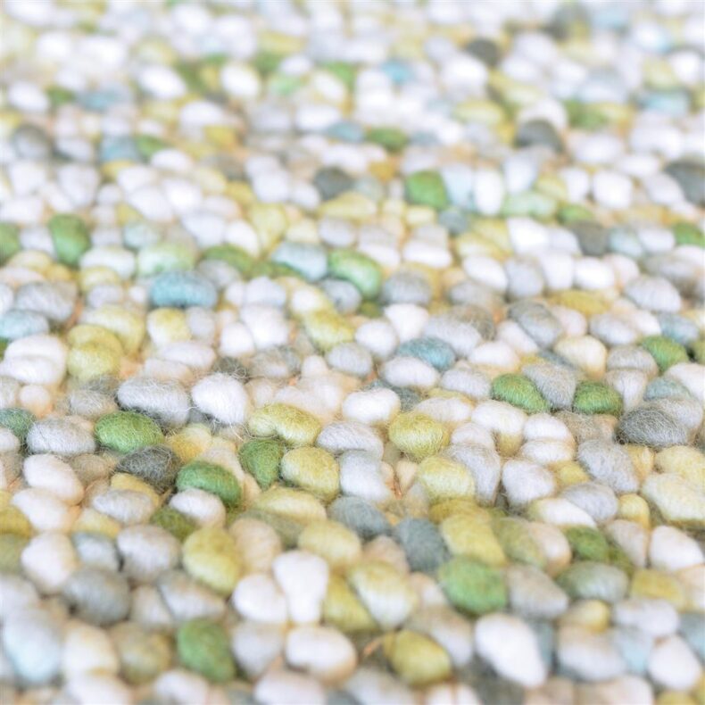 Pebble Fresh Green 129807 rug by Brink