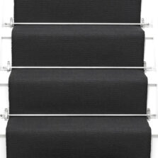 New Hadley Soft Black stair runner by Roger Oates