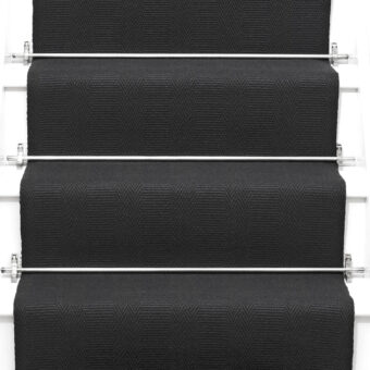 New Hadley Soft Black stair runner by Roger Oates