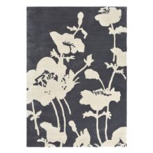 Floral 300 Charcoal 39604 rug by Florence Broadhurst