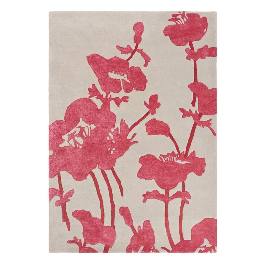 Floral 300 Poppy 39600 rug by Florence Broadhurst