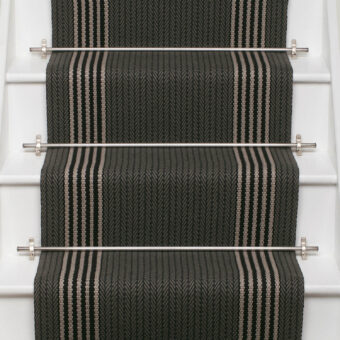 Flaxman Pewter stair runner by Roger Oates