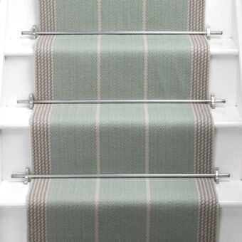 Swanson Celadon stair runner by Roger Oates
