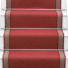 Hanover Garnet stair runner by Roger Oates