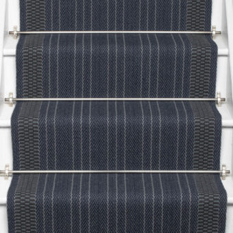 Hanbury Midnight stair runner by Roger Oates