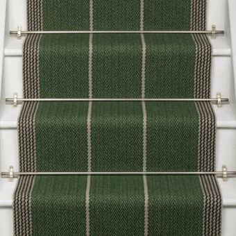 Swanson Juniper stair runner by Roger Oates