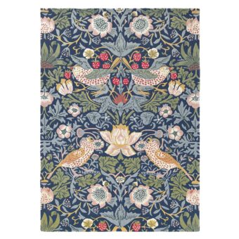 Strawberry Thief Indigo 27708 rug by Morris