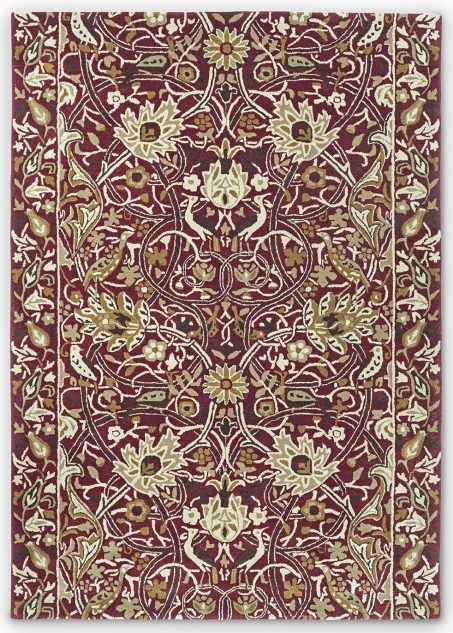 Bullerswood Red Gold 127300 rug by Morris