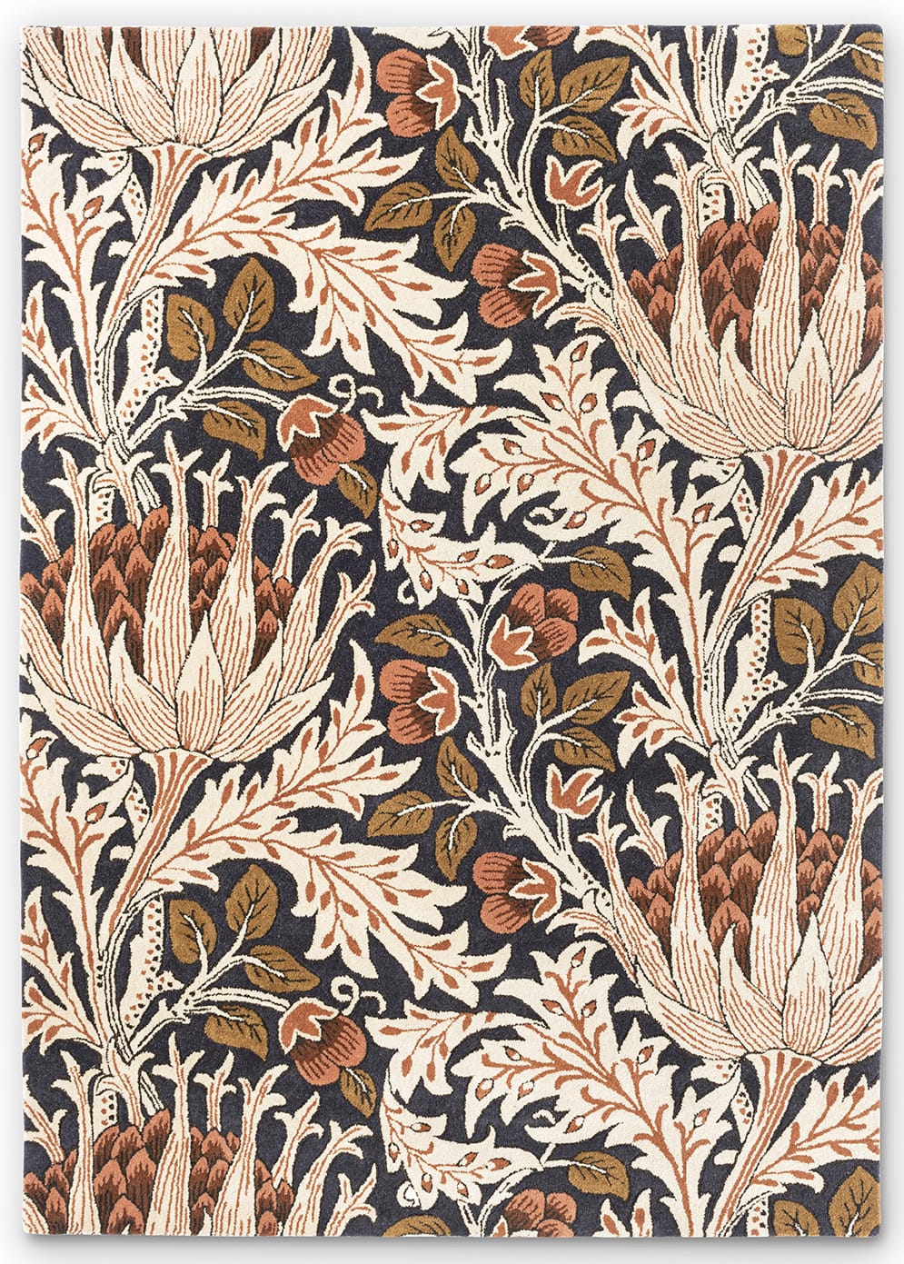 Artichoke Amber Charcoal 127103 rug by Morris