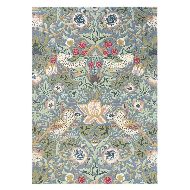 Strawberry Thief Slate 27718 rug by Morris