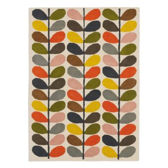 Classic Multi Stem 59505 rug by Orla Kiely