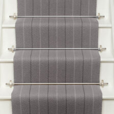 Dart Ground Pigeon stair runner by Roger Oates