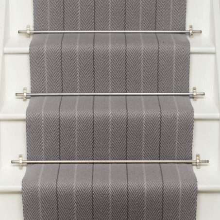Dart Ground Pigeon stair runner by Roger Oates
