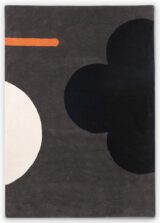 Geo Flower Graphite 60605 rug by Orla Kiely