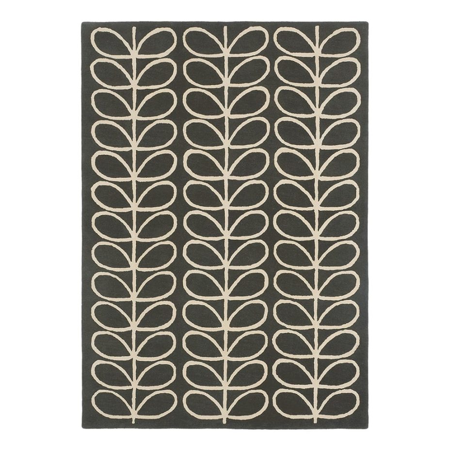 Linear Stem Slate 60505 rug by Orla Kiely