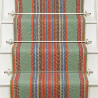 Chatham Azure stair runner by Roger Oates