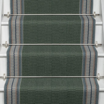 Pelham Juniper stair runner by Roger Oates