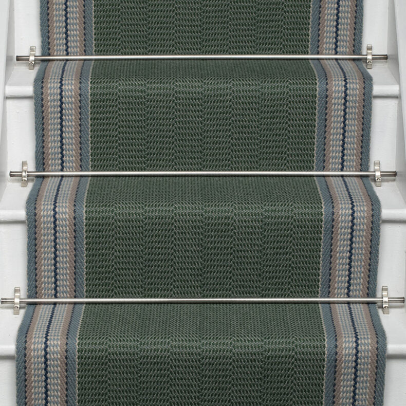 Pelham Juniper stair runner by Roger Oates