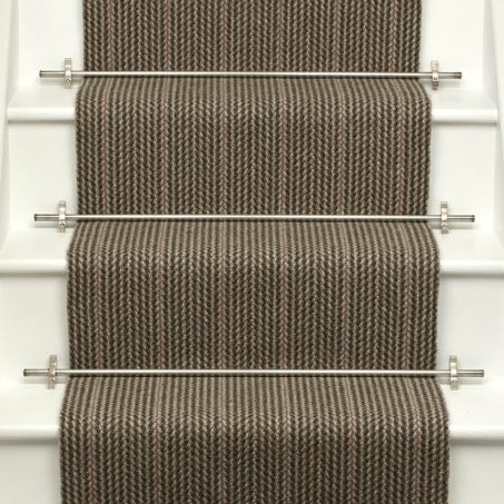 Shetland Collection, Broadcloth Heather stair runner by Roger Oates