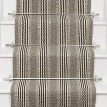 Shetland Collection, Sudbury Light Grey stair runner by Roger Oates